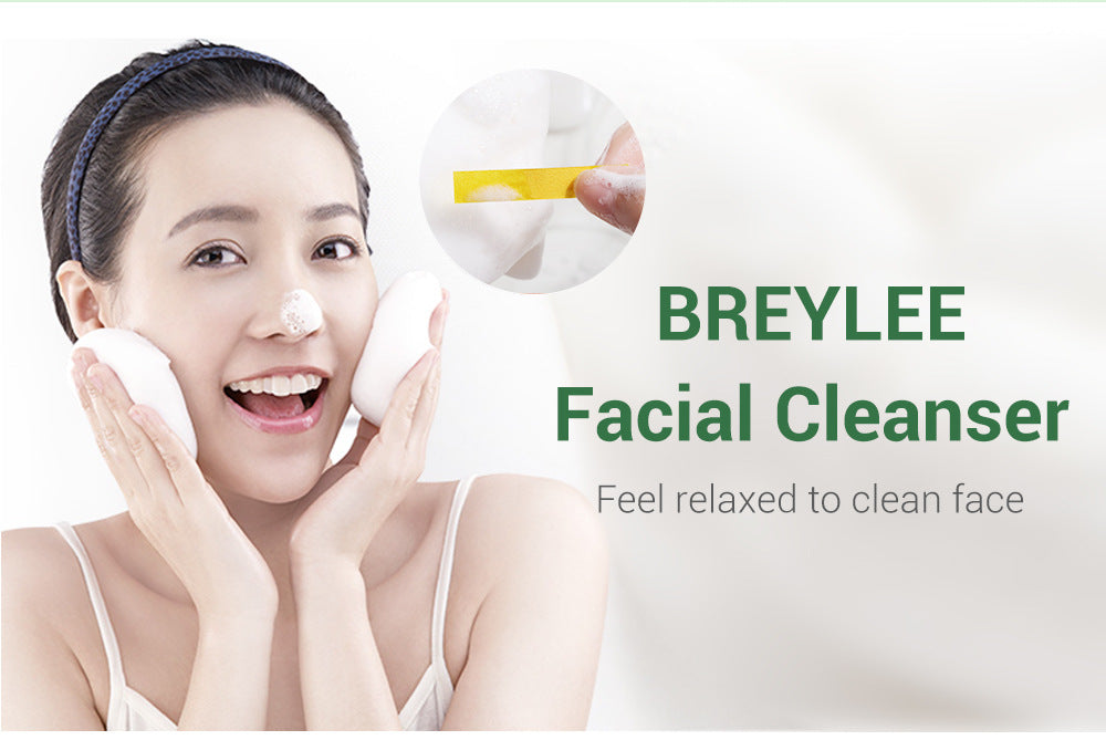 BREYLEE Acne Treatment Set 4pcs Facial Cleanser Toner Serum Cream Skin care