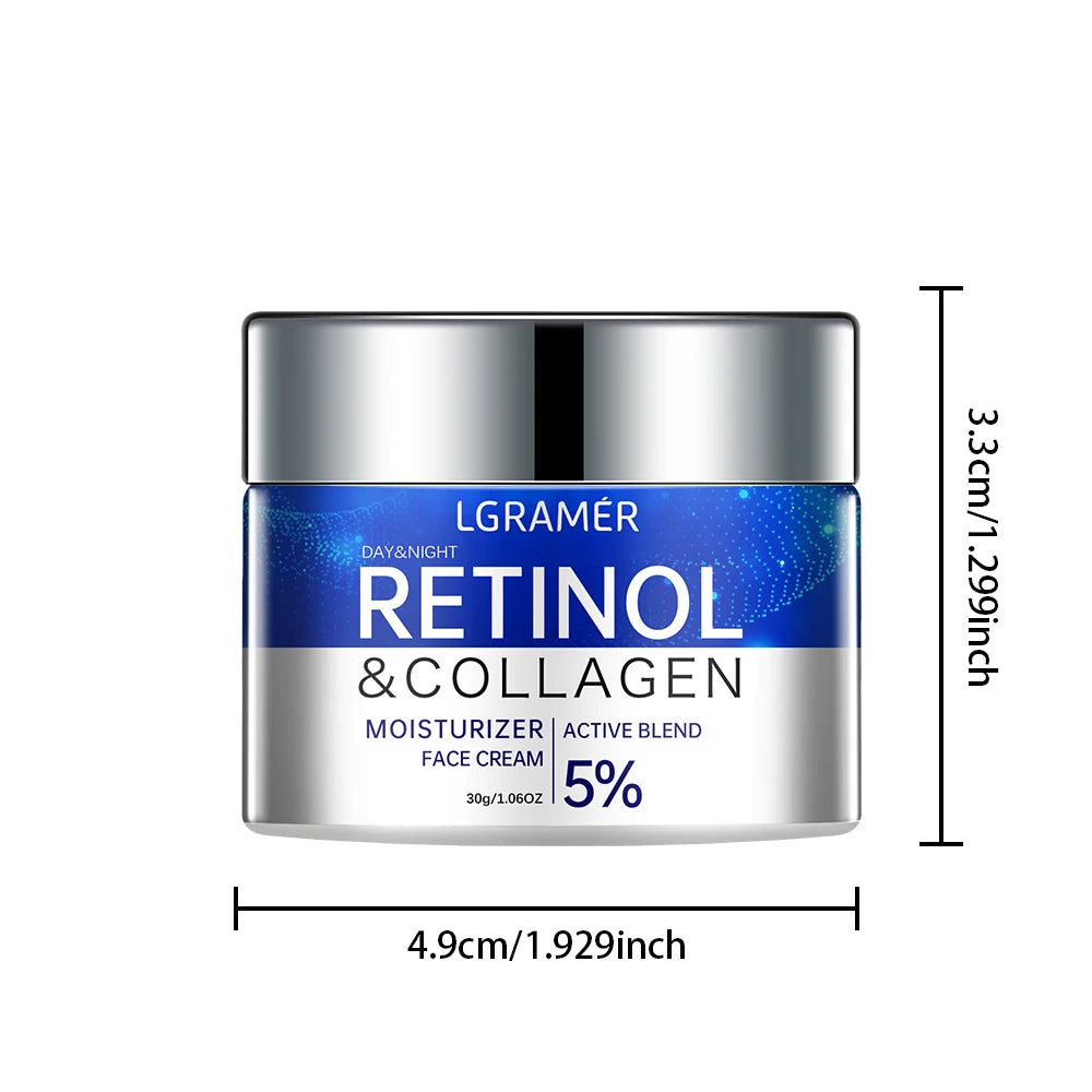 Retinol Wrinkle Removing Cream Anti Aging Moisturizing Smoothing and