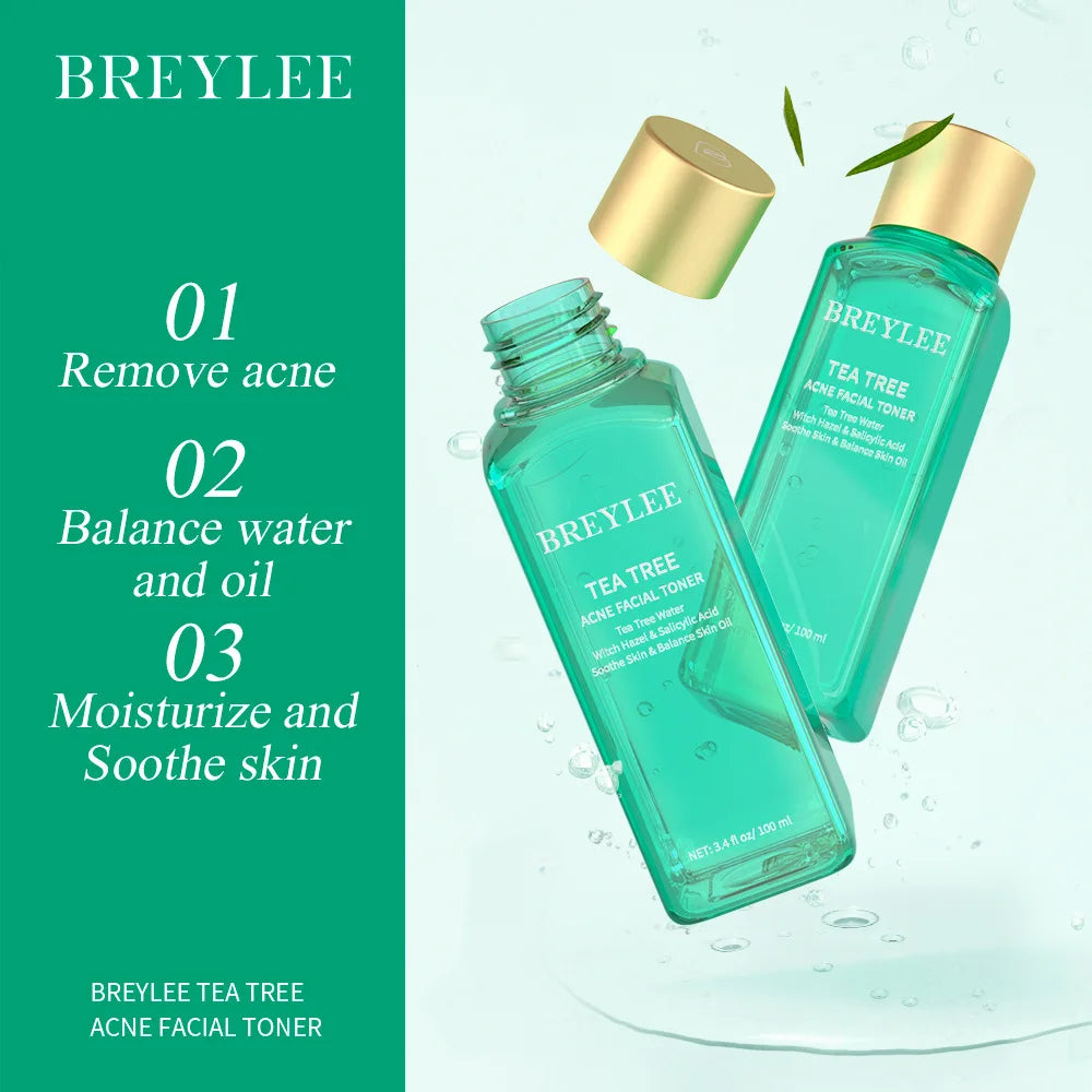 BREYLEE  Facial Cleanser Toner Essence Face Cream Gel  Facial Mask Set