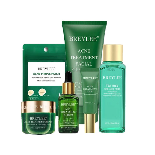 BREYLEE  Facial Cleanser Toner Essence Face Cream Gel  Facial Mask Set