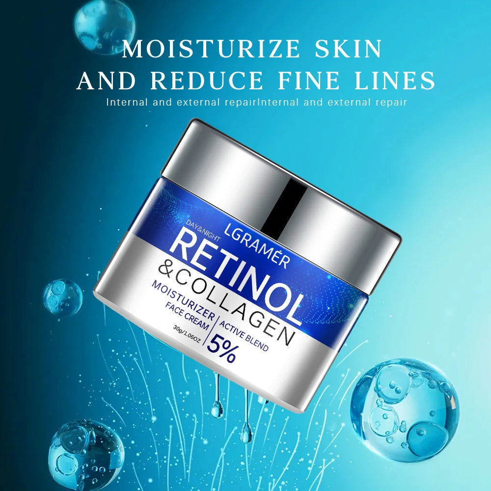 Retinol Wrinkle Removing Cream Anti Aging Moisturizing Smoothing and